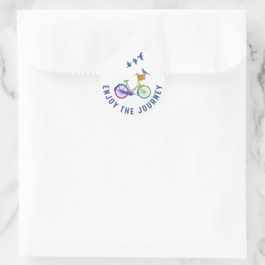 Geniet van de reis stickers (Tas)