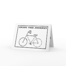 Geniet van de reis, woorden fiets, Afstuderen