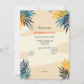 Geniet van de Relaxing and Reading Retirement Part Kaart (Achterkant)