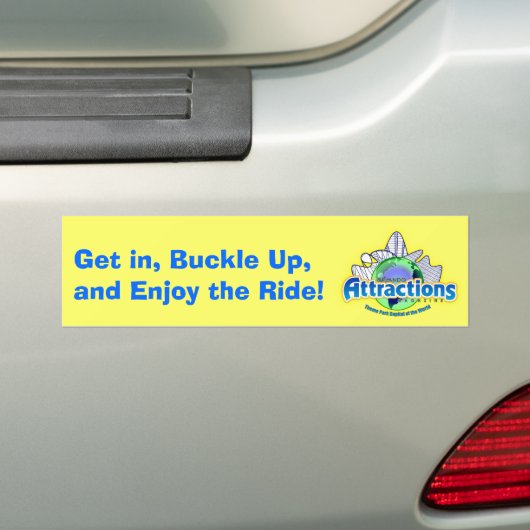 Geniet van de Ride! Bumpersticker (Op auto)