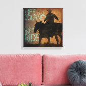 Geniet van de Ride Canvas Afdruk (Insitu (Woonkamer))