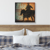 Geniet van de Ride Canvas Afdruk (Insitu (Slaapkamer))