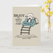 Geniet van de Ride Kaart (Gele Bloem)