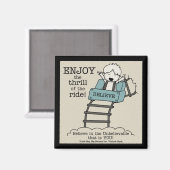 Geniet van de Ride Magneet (Voorkant / Achterkant)