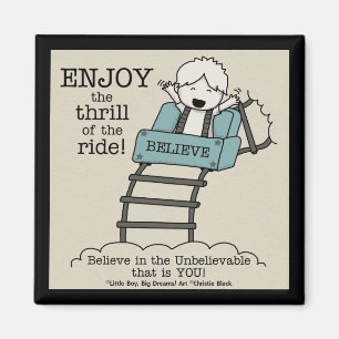 Geniet van de Ride Magneet