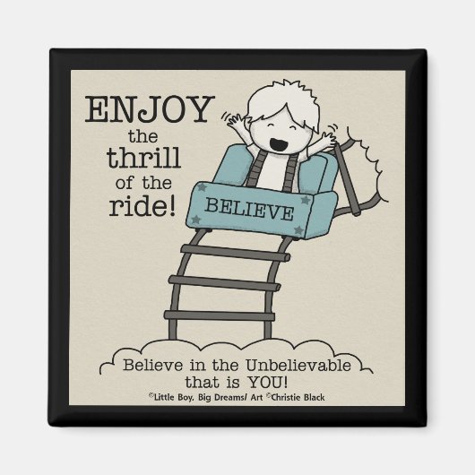 Geniet van de Ride Magneet (Voorkant)