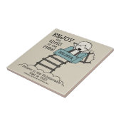 Geniet van de Ride Tegeltje (Zijkant)