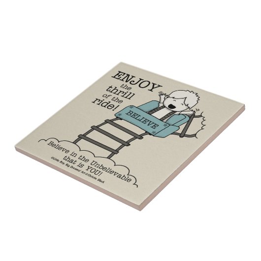 Geniet van de Ride Tegeltje (Zijkant)