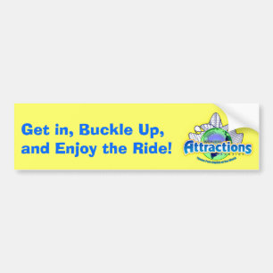 Geniet van de rit! bumpersticker