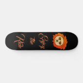 Geniet van de rit Cool Lion Black Persoonlijk Skateboard (Horizontaal)