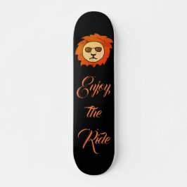 Geniet van de rit Cool Lion Black Persoonlijk Skateboard