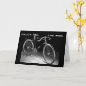 *** GENIET VAN DE RIT*** EN UW VERJAARDAG KAART (Gele Bloem)