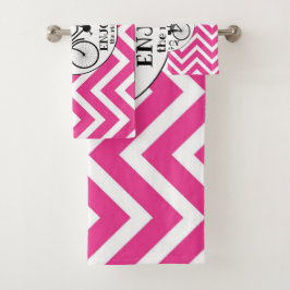 Geniet van de rit | Fiets met bloemen Motivatie Bad Handdoek