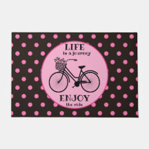 Geniet van de rit | Fiets met bloemen Motivatie