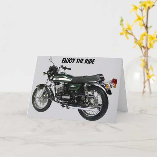 **GENIET VAN DE RIT** JE BENT ***50*** KAART (Gele Bloem)