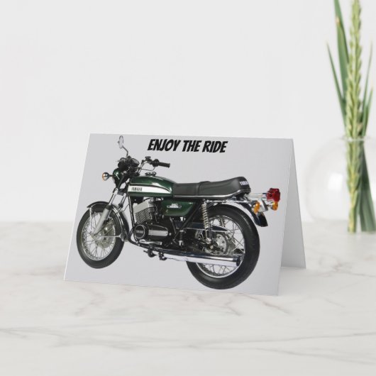 **GENIET VAN DE RIT** JE BENT ***50*** KAART (Voorkant)