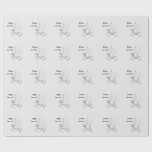Geniet van de Rit: Minimalistisch DAILYMIEN Inpakp Cadeaupapier