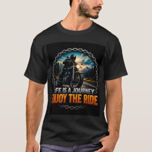 🌄 Geniet Van De Rit Motorfiets Reis Rijders 🏍️ T-shirt