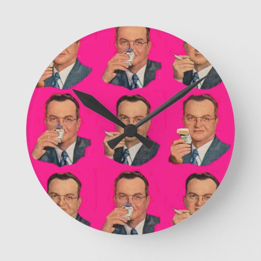 Geniet van de rook, geniet van de verpakking ronde klok (Voorkant)