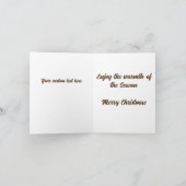 Geniet van de Seizoenskoffie Gnome Kaart (Binnen)