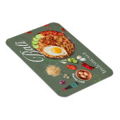 Geniet van de smaken van Nasi Goreng magneten (Rechterzijde)