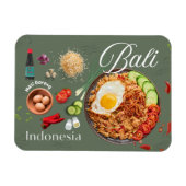 Geniet van de smaken van Nasi Goreng magneten (Horizontaal)