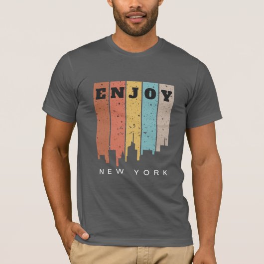 Geniet van de T-Shirt van New York (Voorkant)