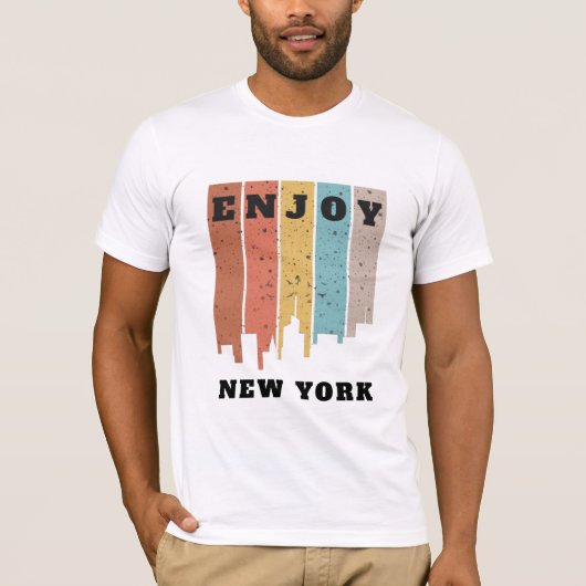Geniet van de T-Shirt van New York (Voorkant)