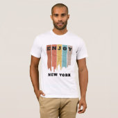Geniet van de T-Shirt van New York (Voorkant volledig)