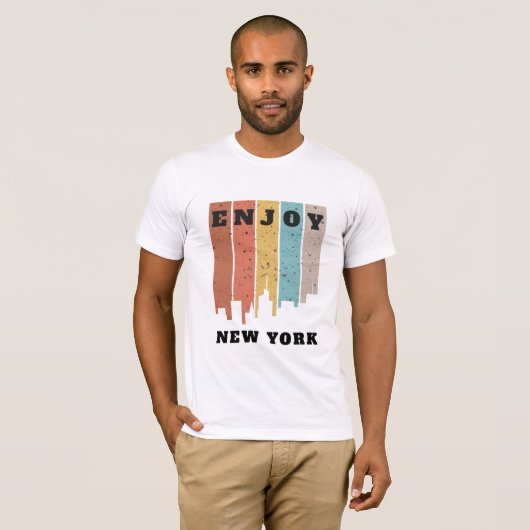 Geniet van de T-Shirt van New York (Voorkant volledig)
