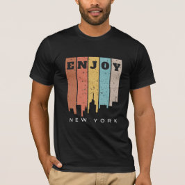 Geniet van de T-Shirt van New York