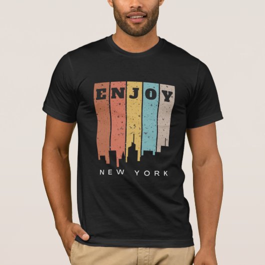 Geniet van de T-Shirt van New York (Voorkant)