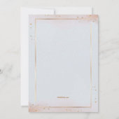 Geniet van de uitnodiging van elegantie (Achterkant)