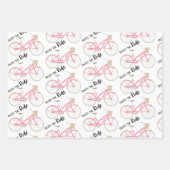 Geniet van de vellen papierpakbladen met wieltjes (Voorkant 3)