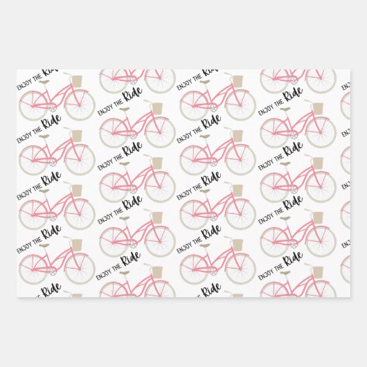 Geniet van de vellen papierpakbladen met wieltjes (Voorkant 3)