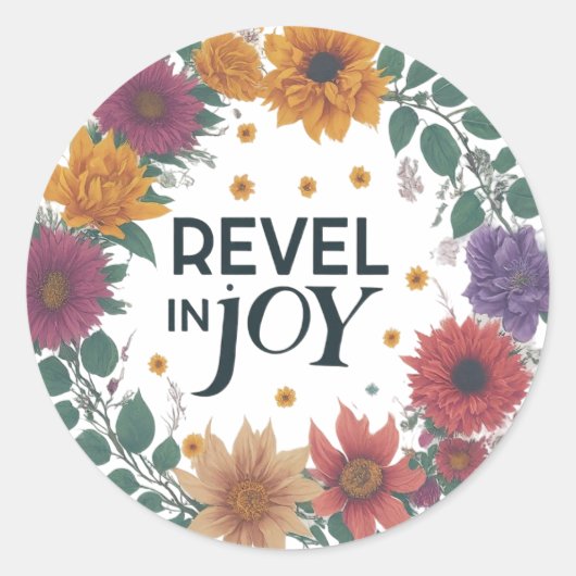 Geniet van de vreugde van de sticker in zo cool (Voorkant)