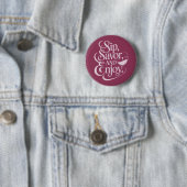 Geniet van de wijn, geniet ervan ronde button 5,7 cm (In situ)
