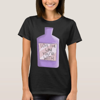 Geniet van de wijn waar je bij bent Wine Geek T-shirt
