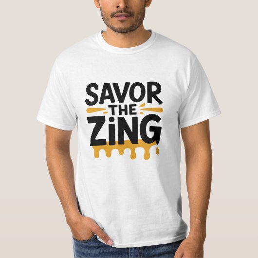 Geniet van de Zing T-shirt (Voorkant)