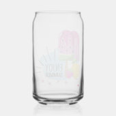 geniet van de zomer blikvorm glas (Rechts)