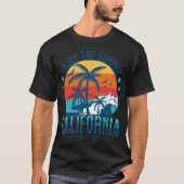 Geniet van de zomer California Surfer T-shirt (Voorkant)