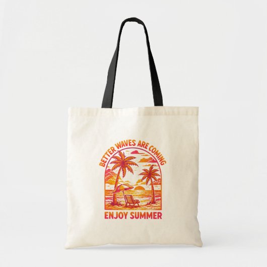 Geniet van de zomer tote bag (Voorkant)