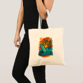 Geniet van de zomerse Canvas tas (Voorkant (product))