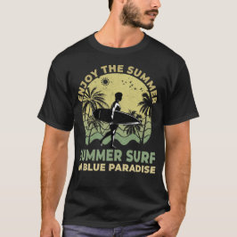 Geniet van de zomerstrand Palm Tree Cool T-shirt