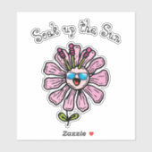 Geniet van de zon sticker (Vel)