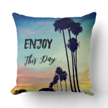 Geniet van deze dag Sierkussen