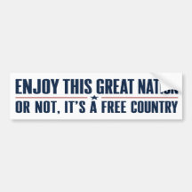 Geniet van deze geweldige natie Funny Patriottisch