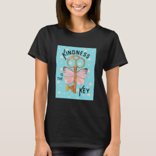 Geniet van deze grafische kleur De kleur Kindness  T-shirt