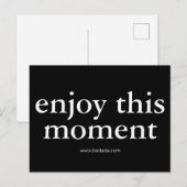 geniet van dit moment briefkaart (Voorkant / Achterkant)