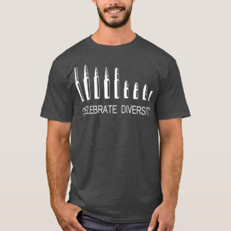 Geniet van diversiteit Ammo Bullet Funny ProGun T-shirt